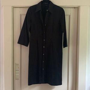 🖤Theory black stretch shirt dress🖤